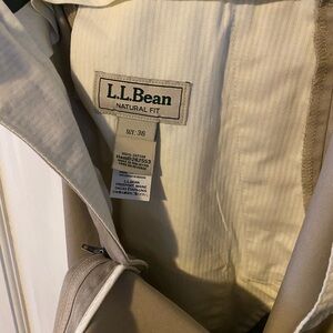 L.L. Bean Khakis Natural Fit 36x32